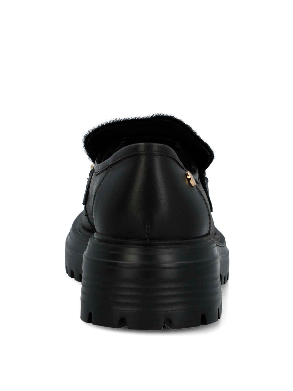 Mocasin Botana Cuero Mujer