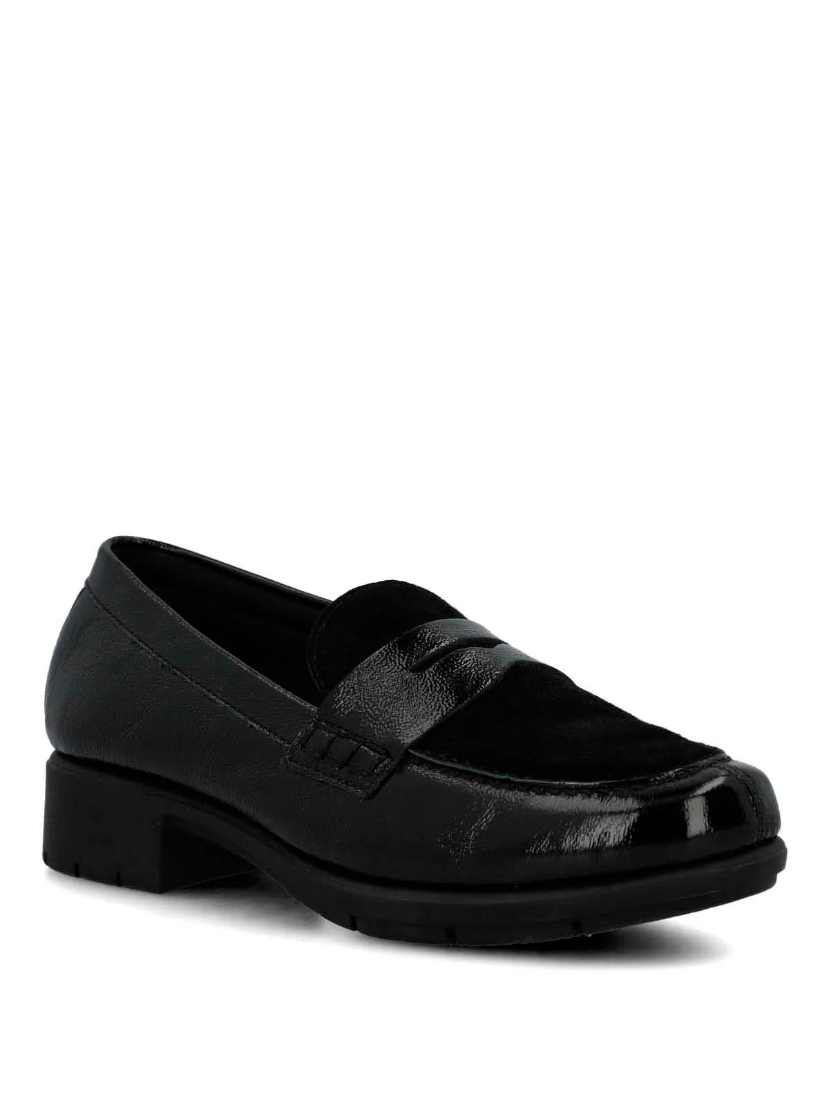 Mocasín Para Mujer Cuero Carlana Negro Hush Puppies