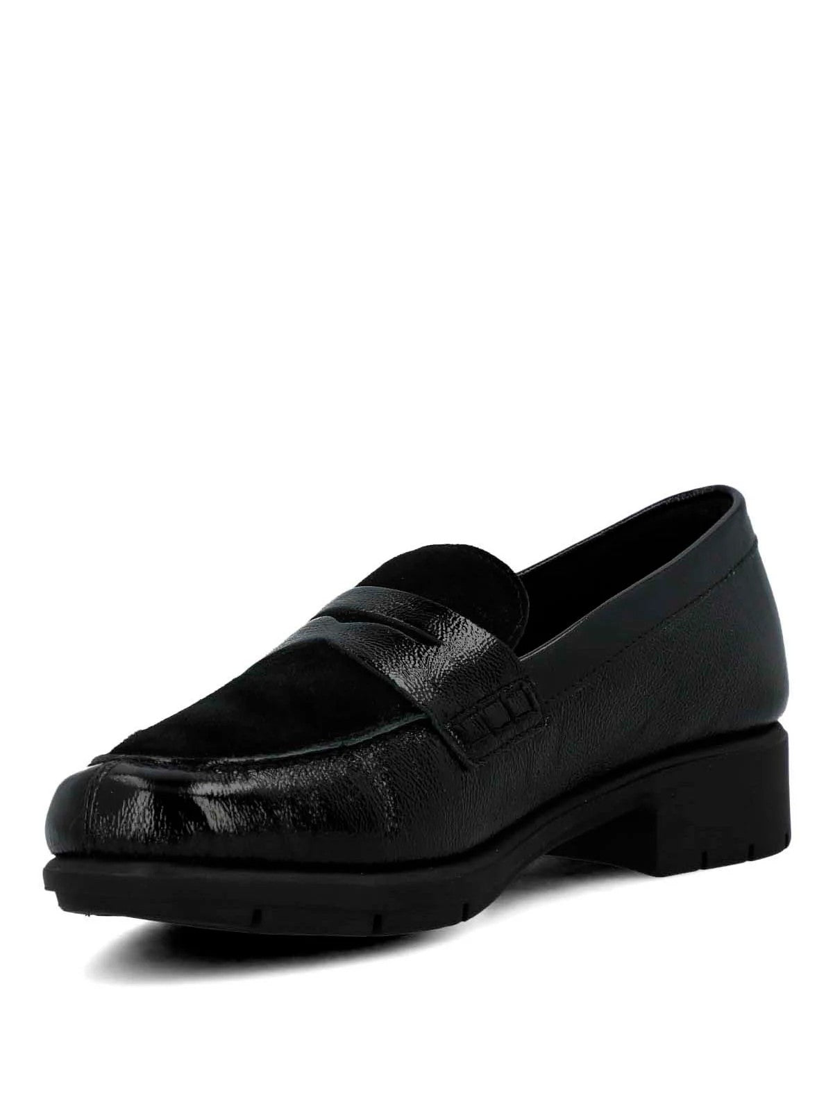 Mocasín Para Mujer Cuero Carlana Negro Hush Puppies