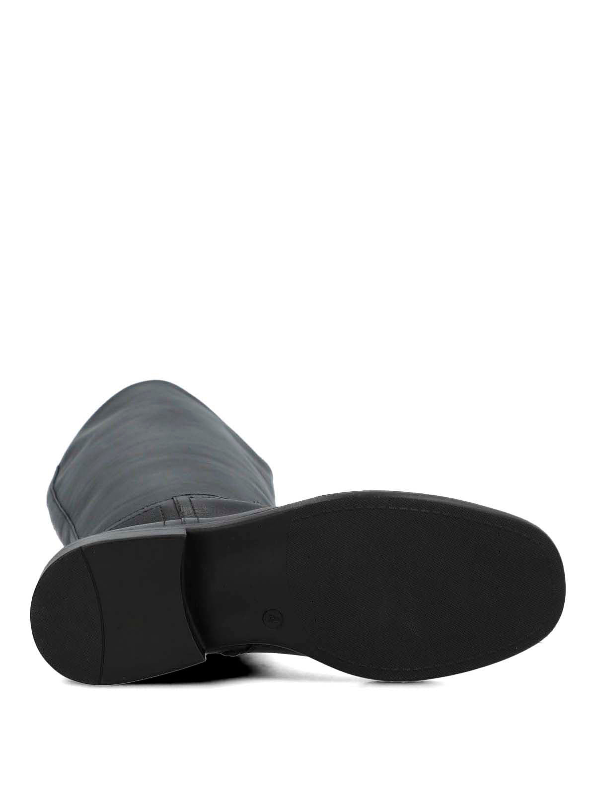 Bota Para Mujer Cuero Jorse Negro Hush Puppies