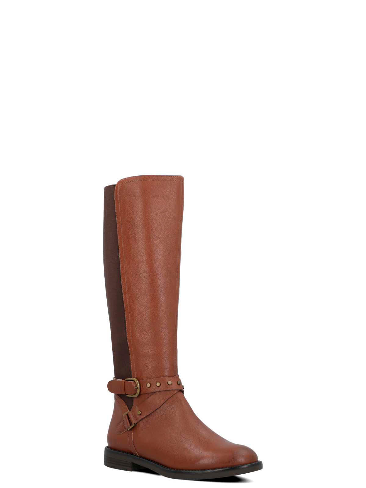 Bota Para Mujer Cuero Jesu Café Hush Puppies