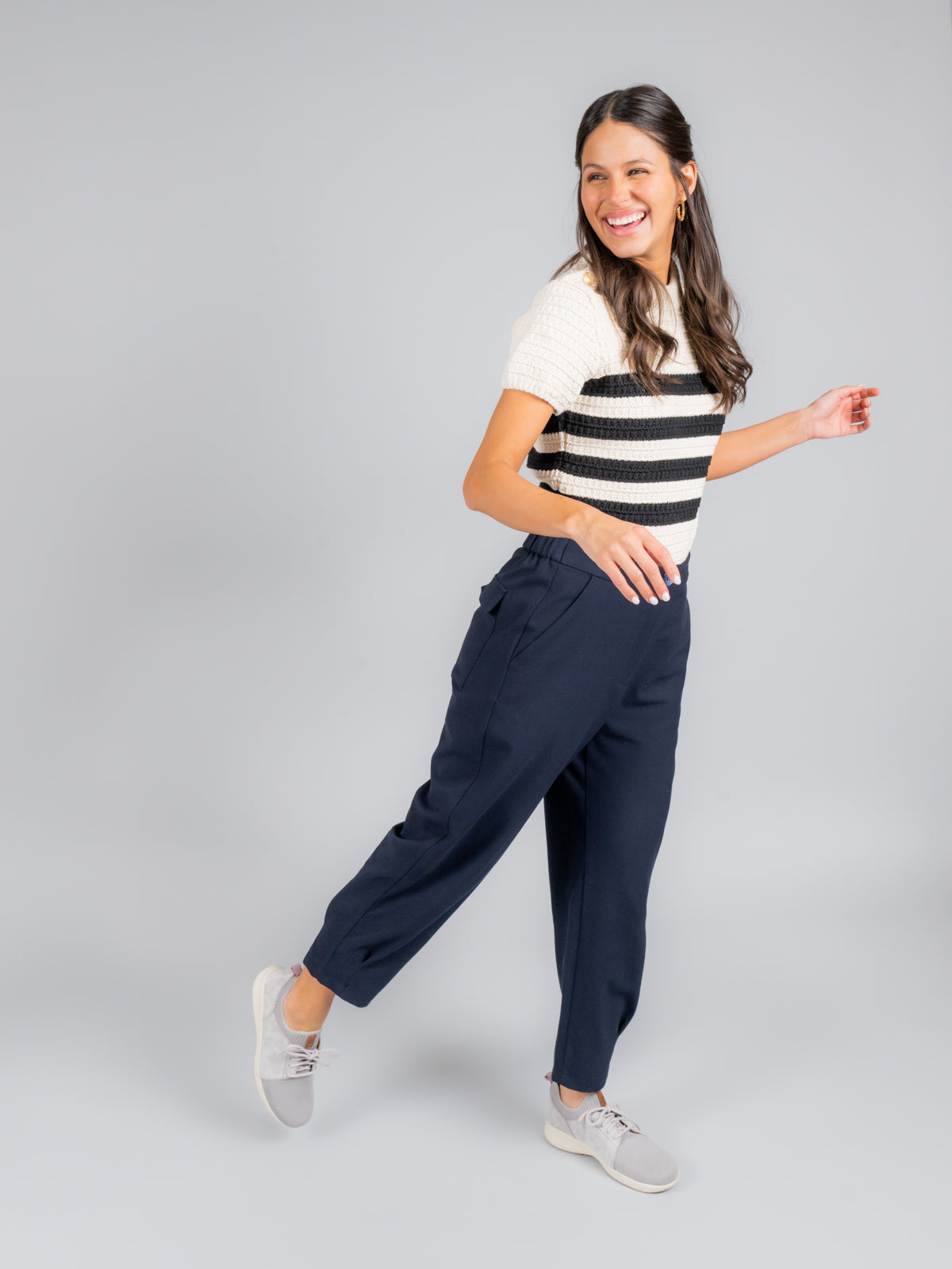 Zapatilla Spinal Knit Cuero Mujer