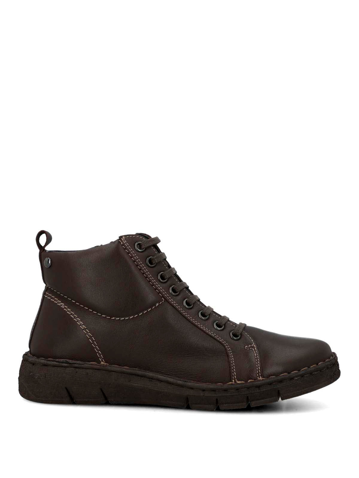 Botín Para Mujer Cuero Winnet Marron Hush Puppies