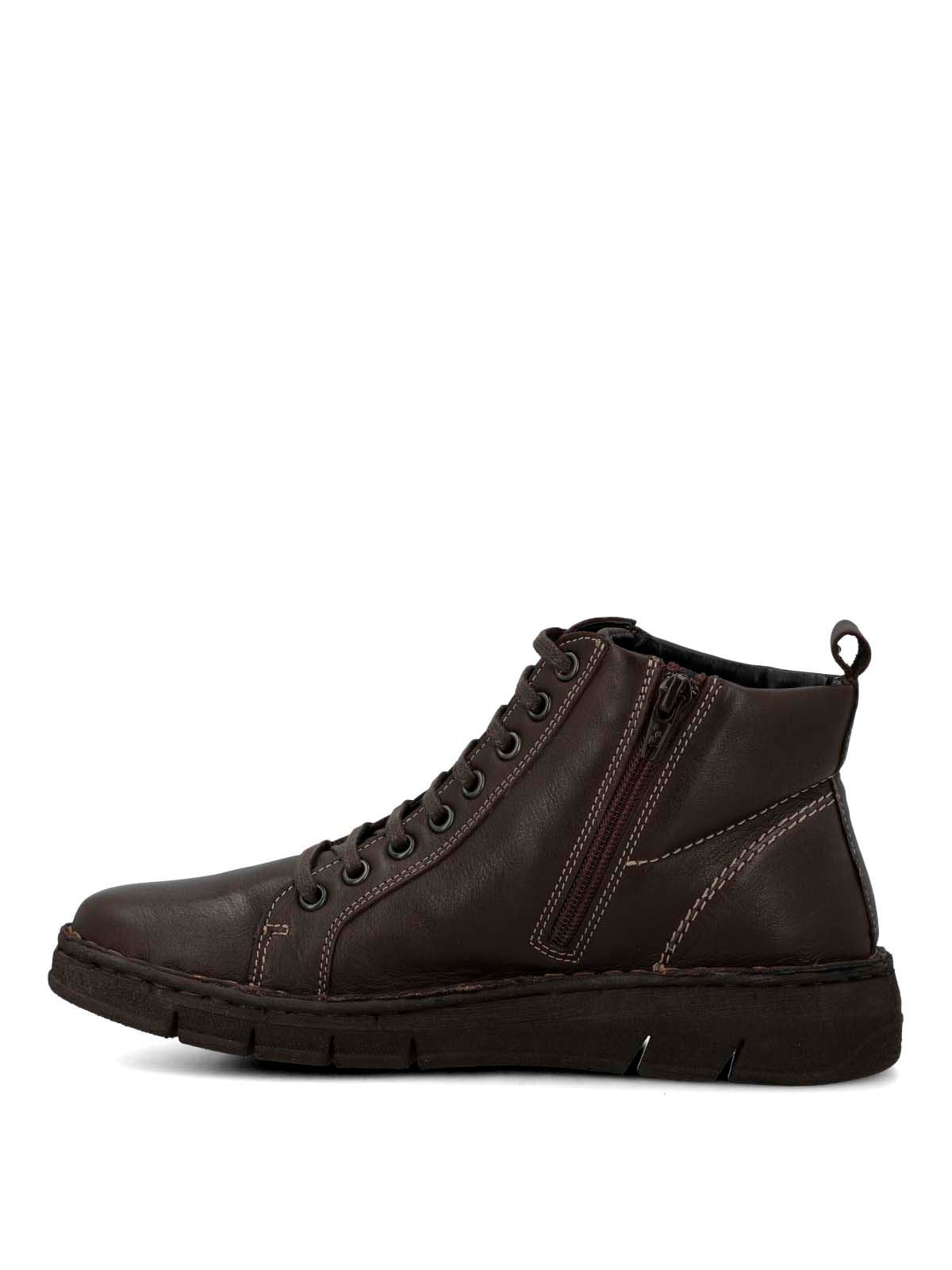 Botín Para Mujer Cuero Winnet Marron Hush Puppies
