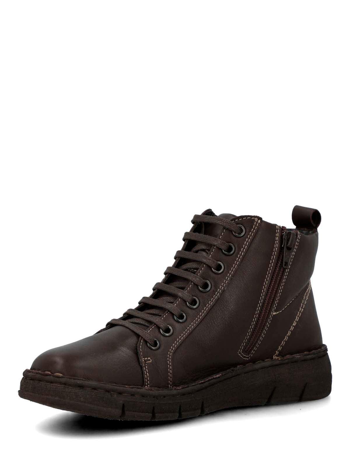 Botín Para Mujer Cuero Winnet Marron Hush Puppies