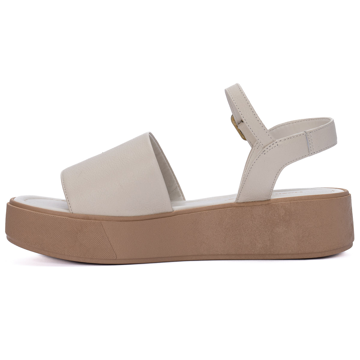 Sandalia Para Mujer Cuero Mikela Blanco Hush Puppies