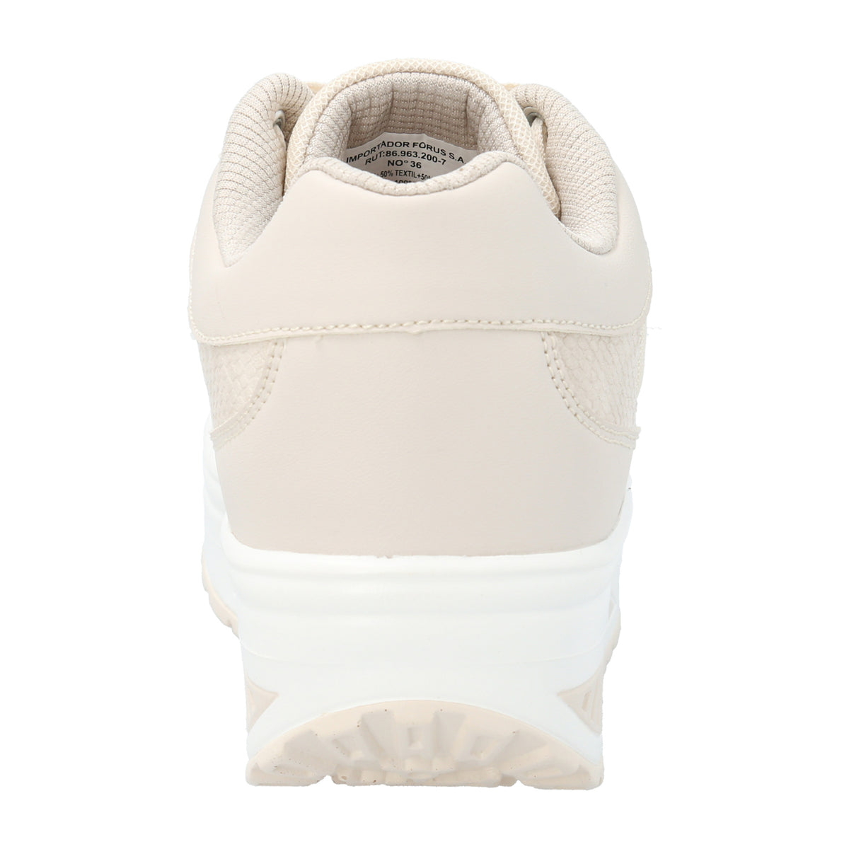 Zapatilla Para Mujer Textil Coral Beige Hush Puppies