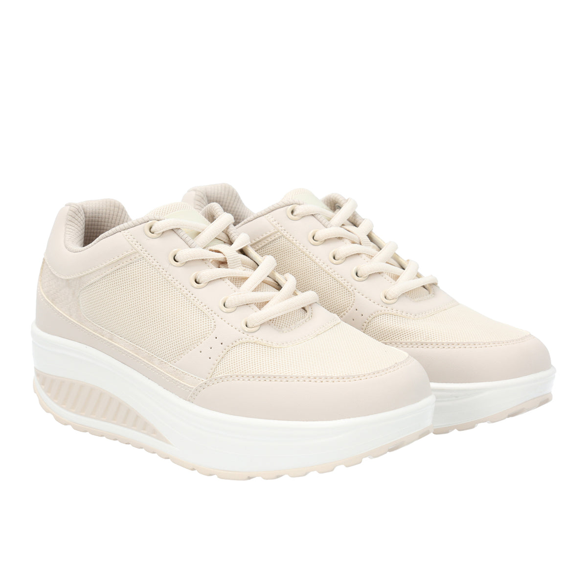 Zapatilla Para Mujer Textil Coral Beige Hush Puppies