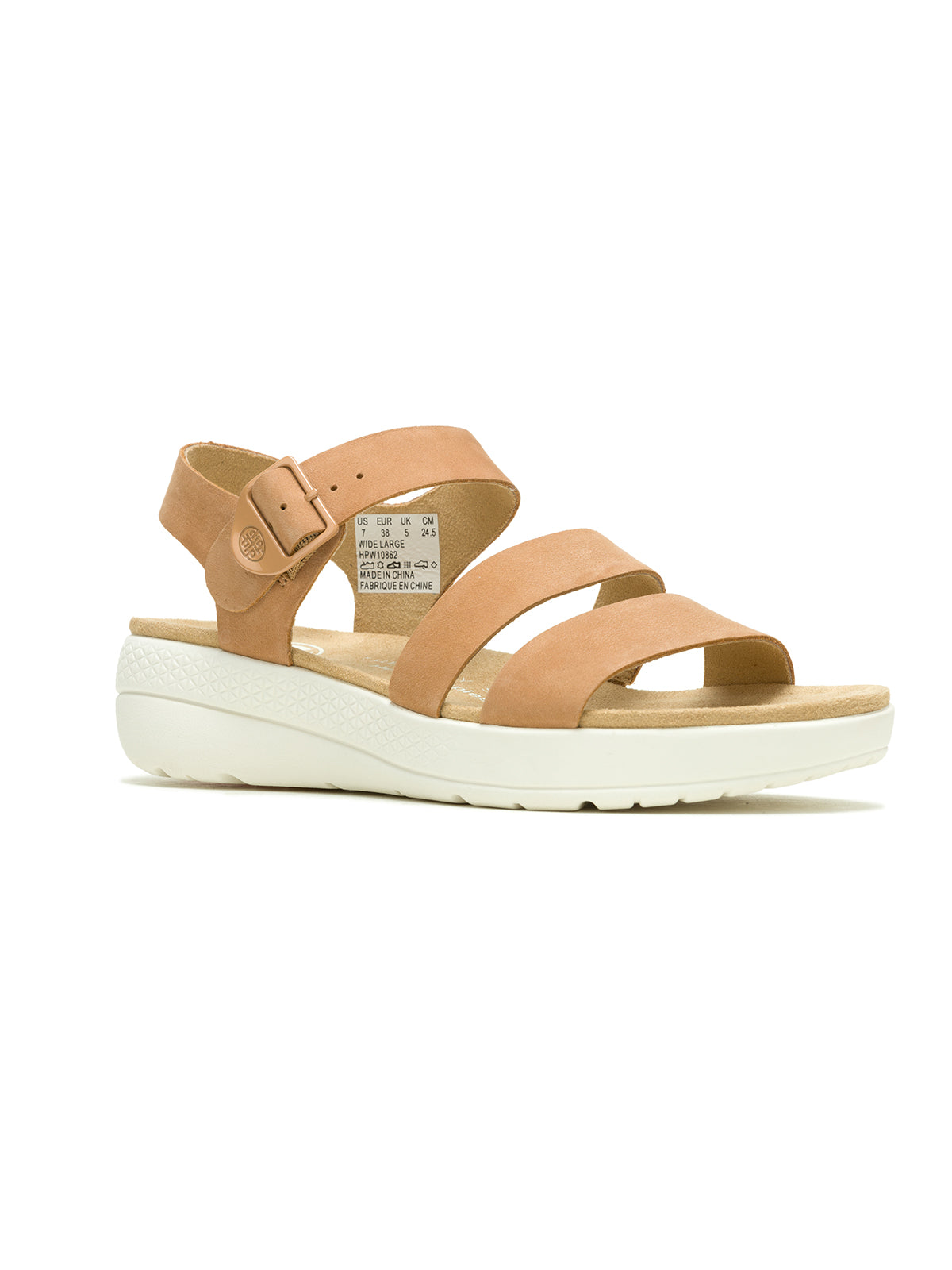 Sandalia Breathe 3-Band Cuero Mujer
