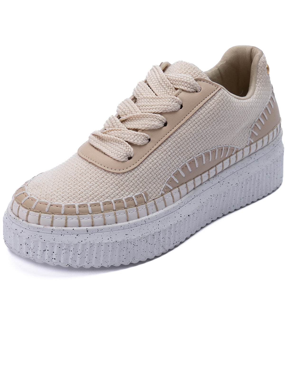 Zapatilla Para Mujer Textil Chloe Beige Hush Puppies