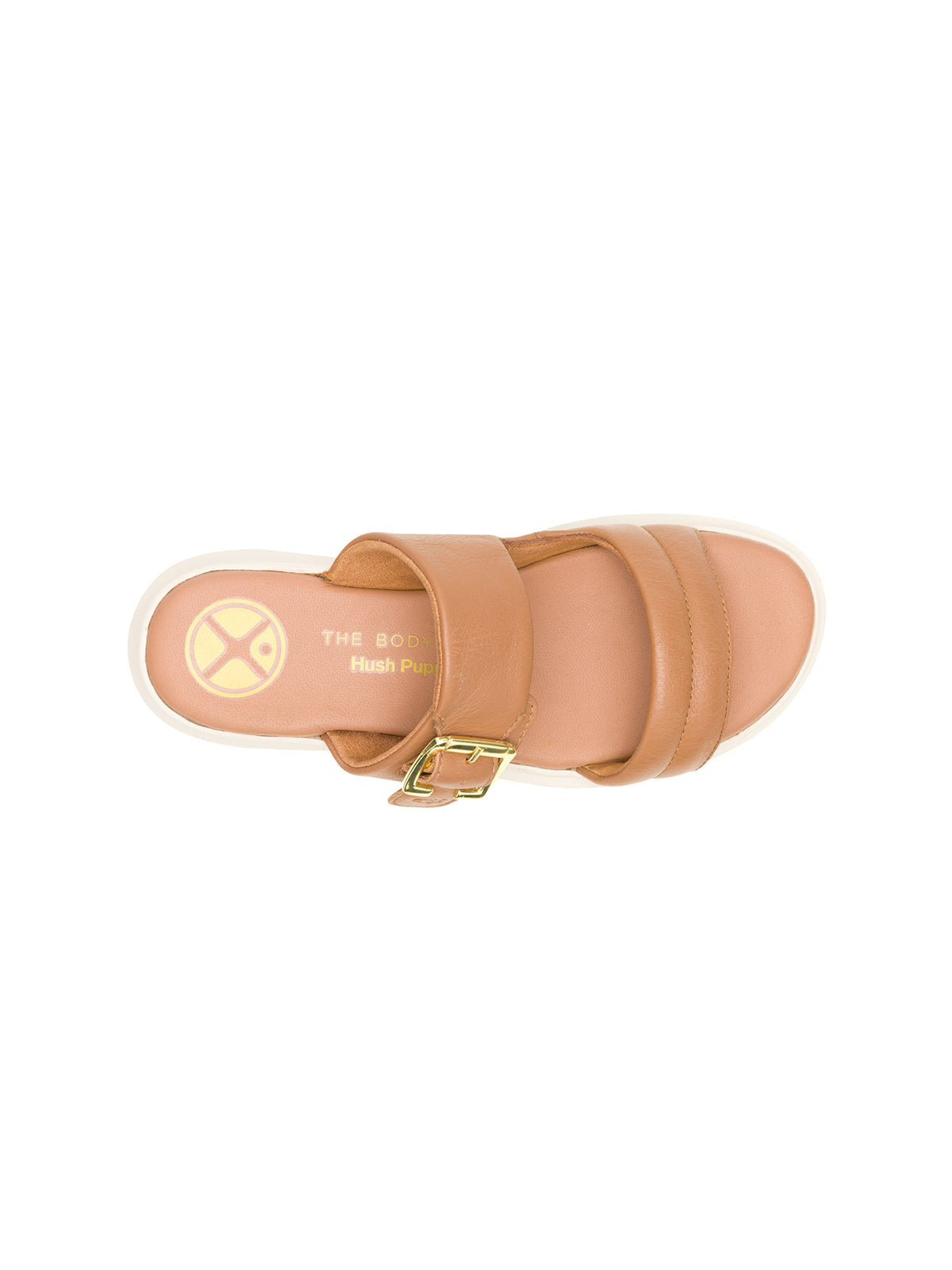 Sandalia Para Mujer Cuero Uplift 2-Band Marron Hush Puppies