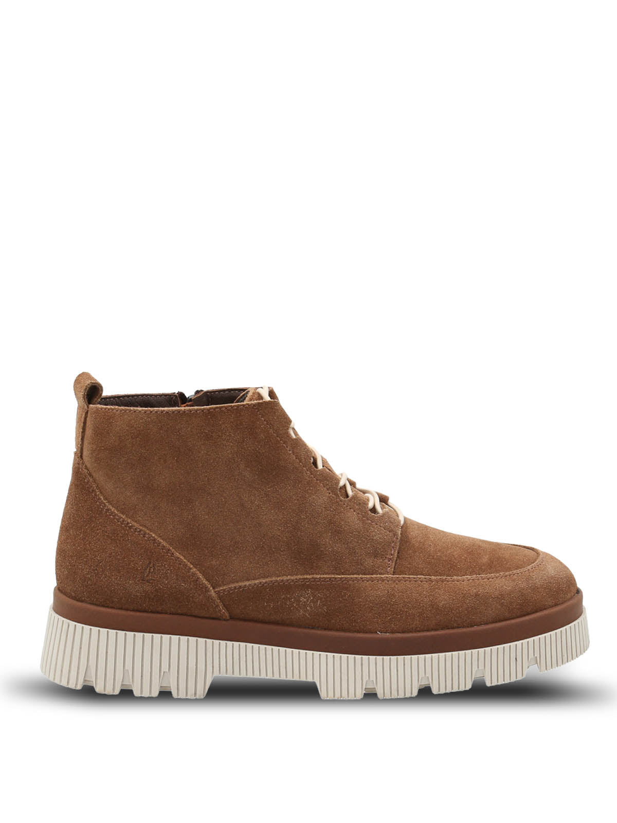 Botin Ruffen Cuero Mujer