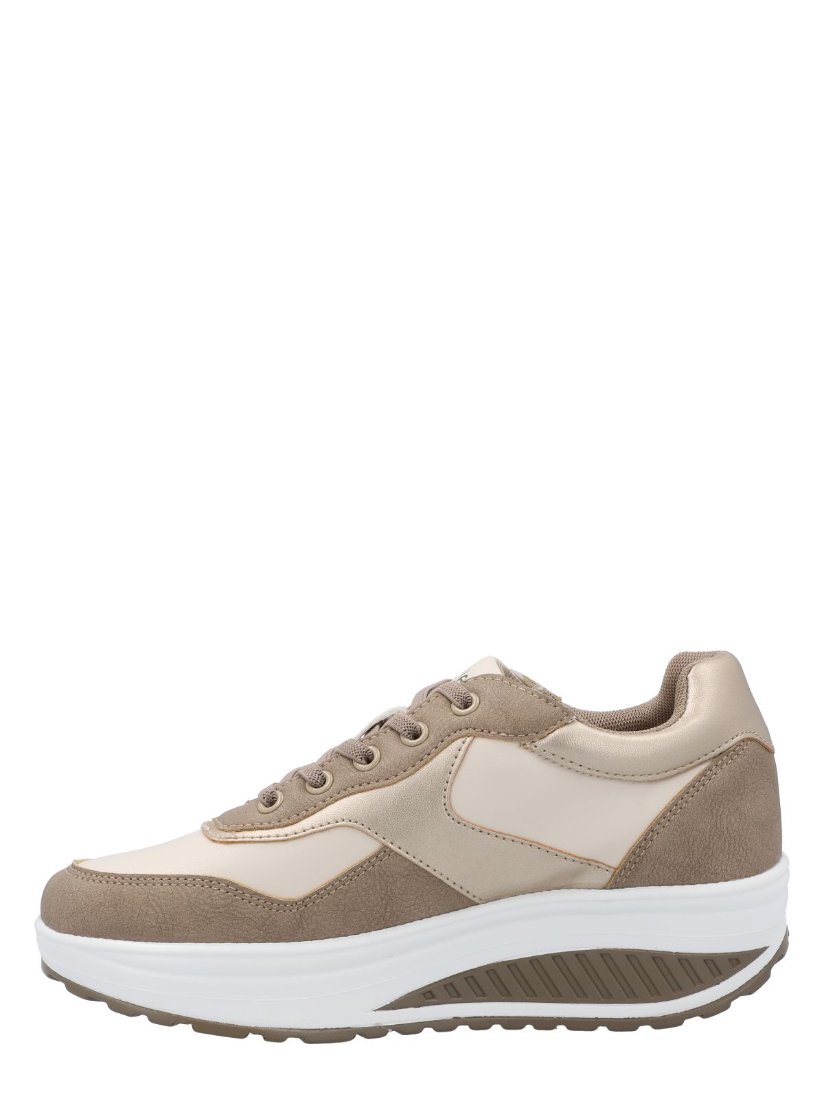 Zapatilla Para Mujer Sintetico Whitney Beige Hush Puppies