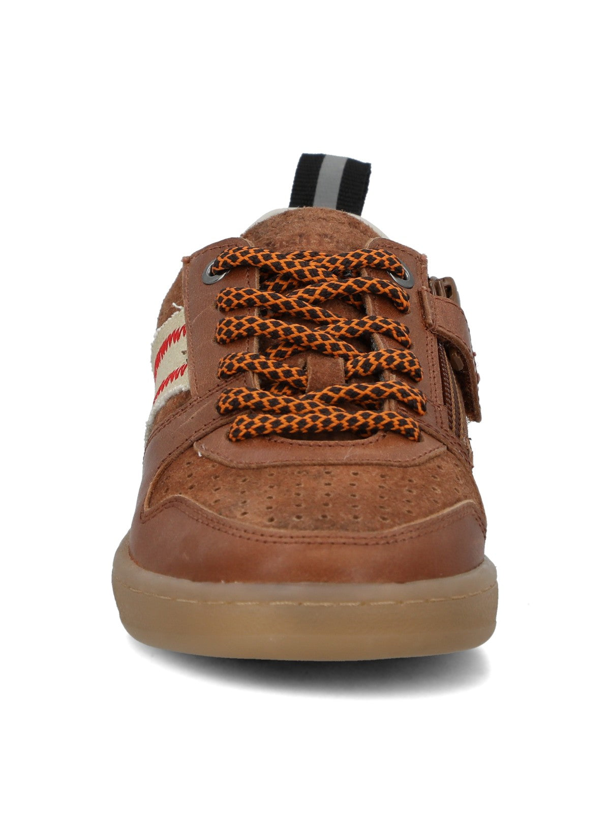 Zapatilla Para Niño Cuero Ocaso Café Hush Puppies