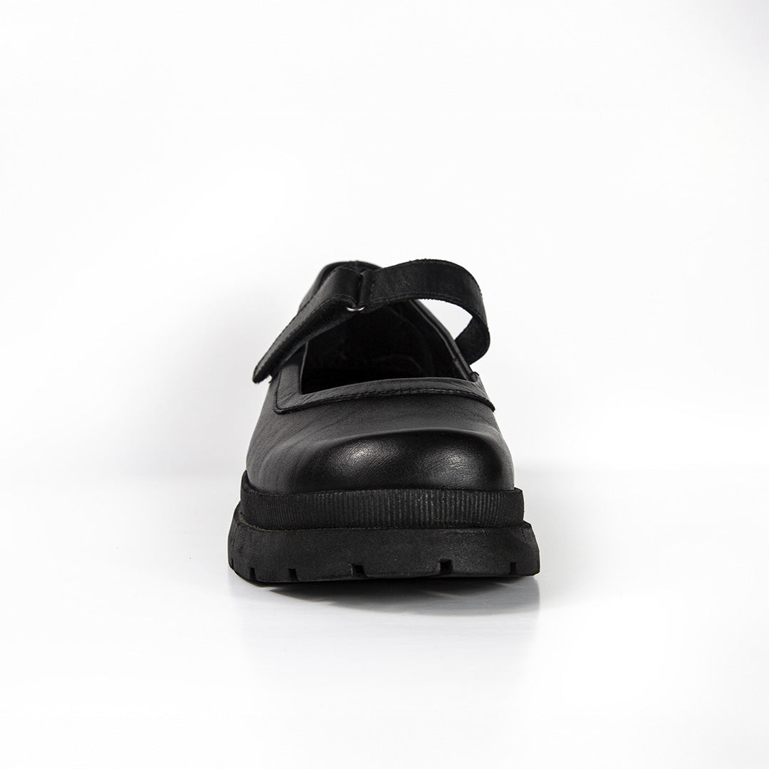 Zapato Para Niña Cuero Mia Negro Hush Puppies