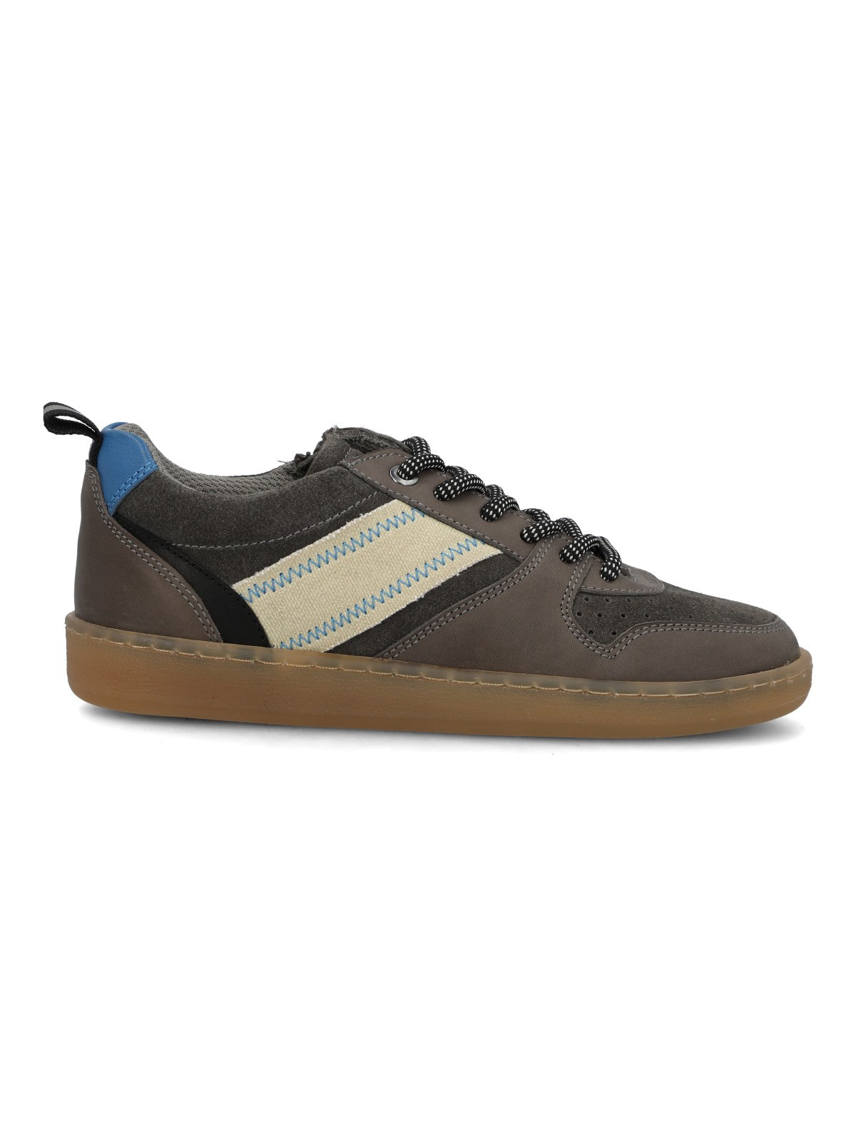 Zapatilla Para Niño Cuero Ocaso Gris Hush Puppies