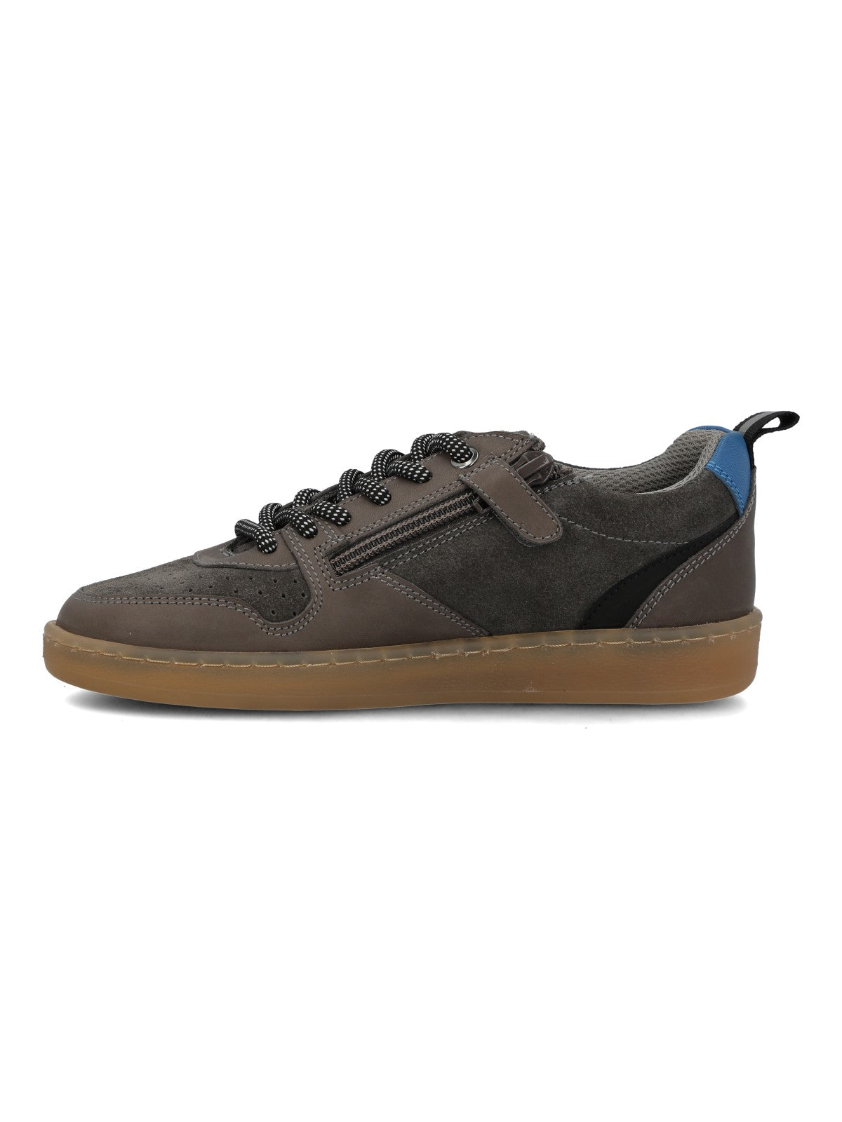 Zapatilla Para Niño Cuero Ocaso Gris Hush Puppies