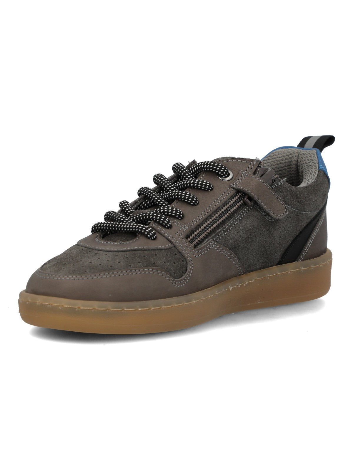 Zapatilla Para Niño Cuero Ocaso Gris Hush Puppies