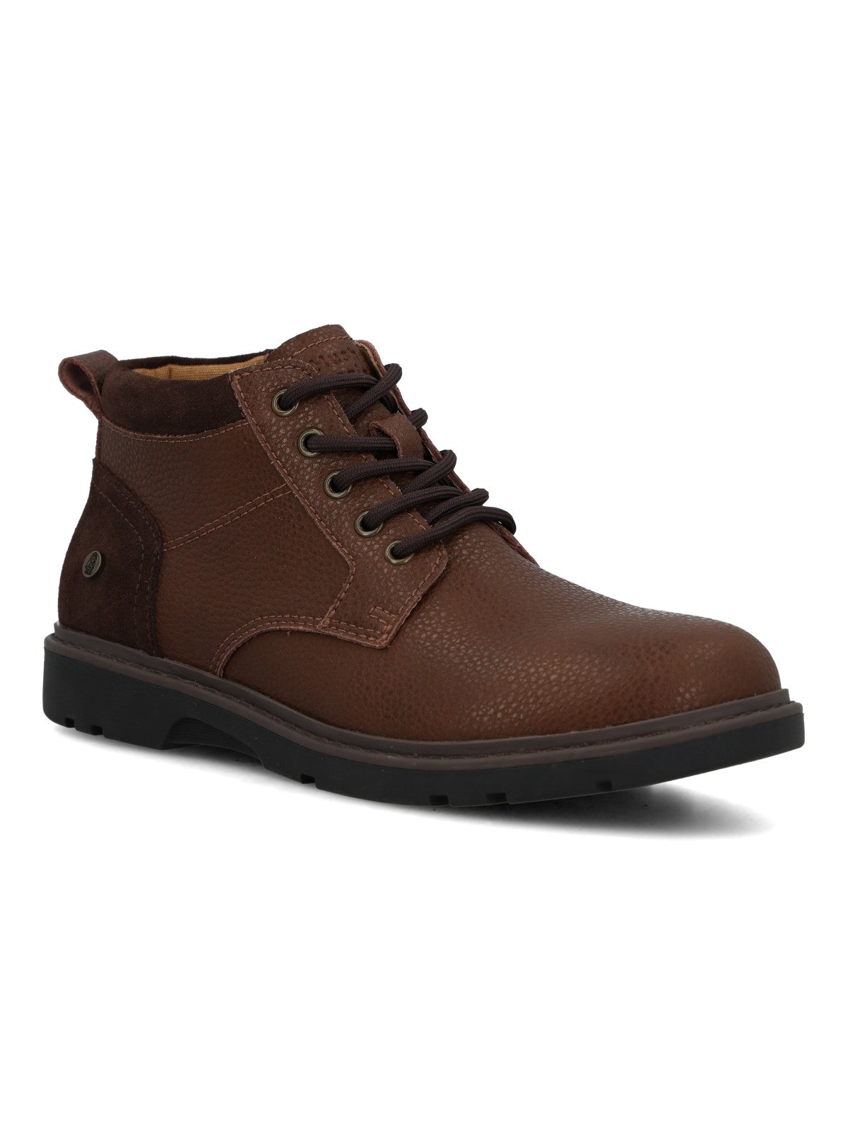 Botín Para Niño Cuero Tico Café Hush Puppies