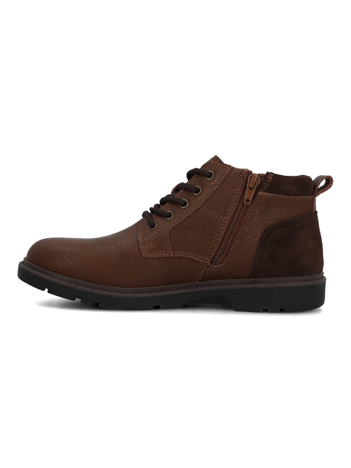 Botín Para Niño Cuero Tico Café Hush Puppies