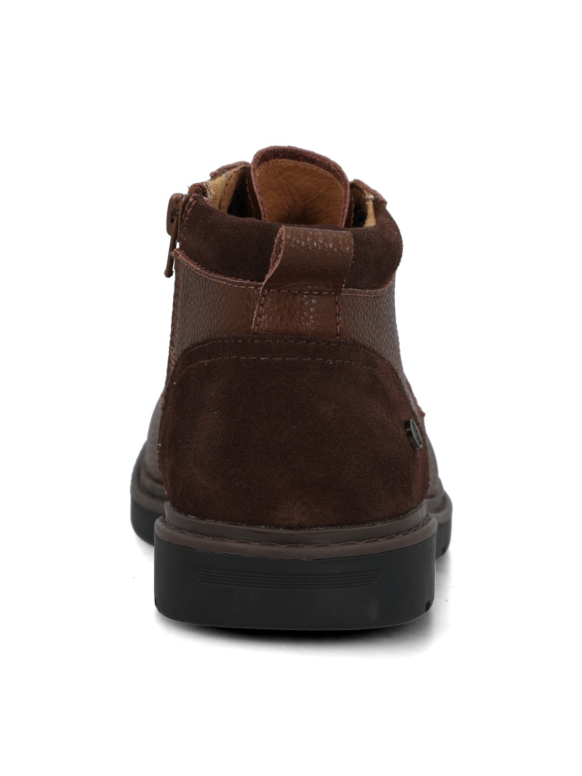 Botín Para Niño Cuero Tico Café Hush Puppies