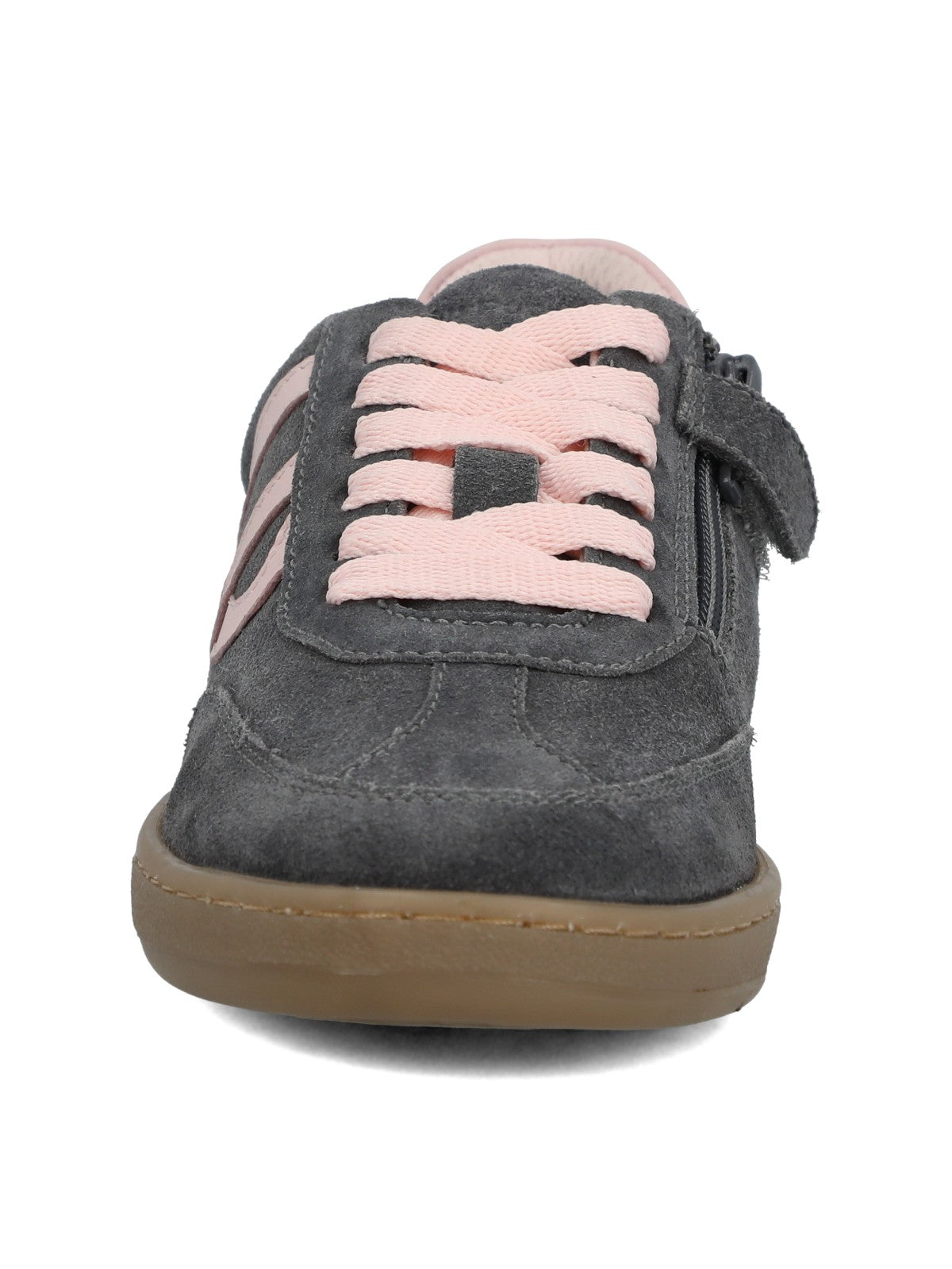 Zapatilla Para Niña Cuero/Gamuza/Caucho Loa Gris Hush Puppies
