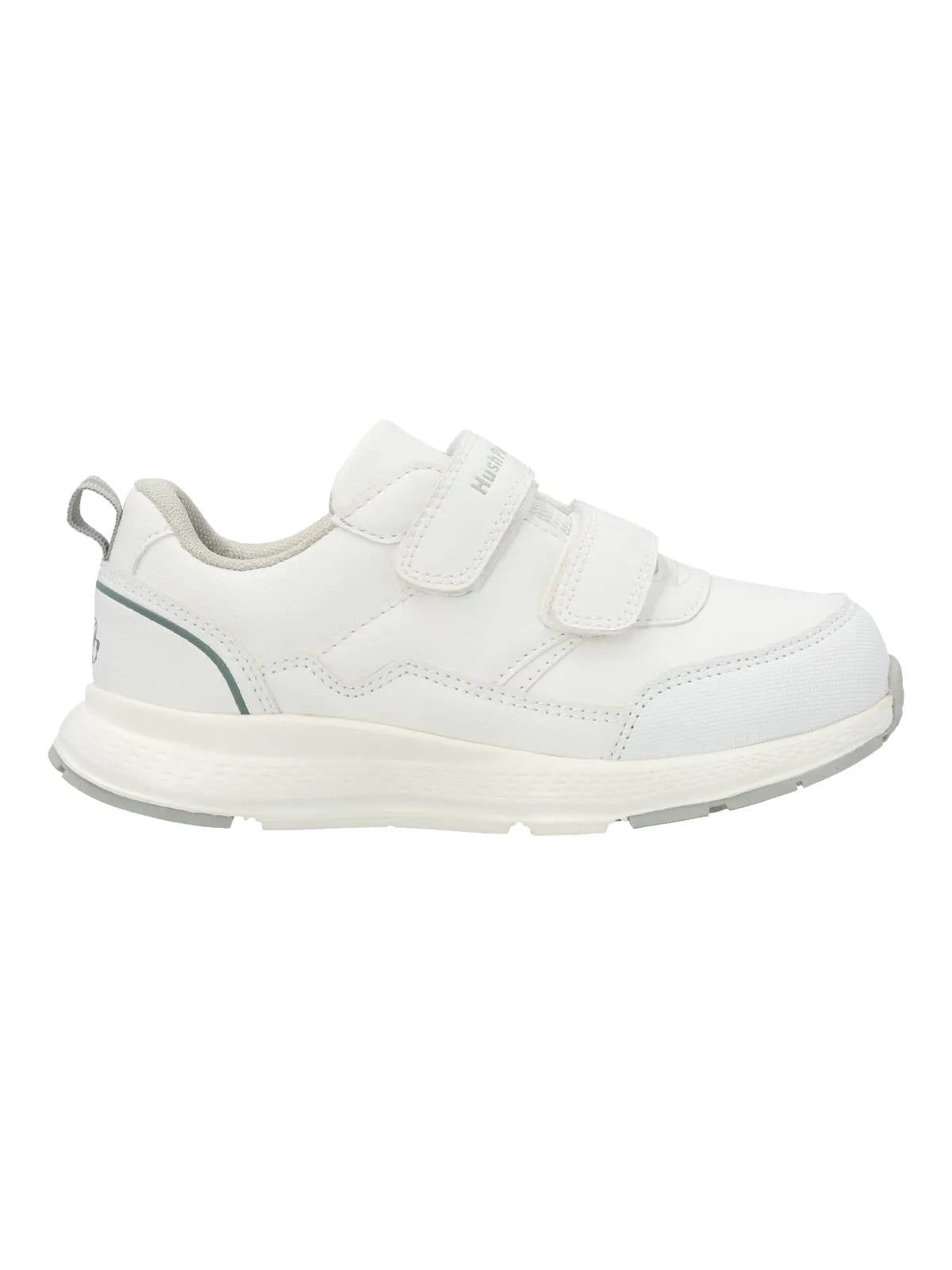 Zapatilla Para Niño Poliuretano New Chance Velcro Blanco Hush Puppies