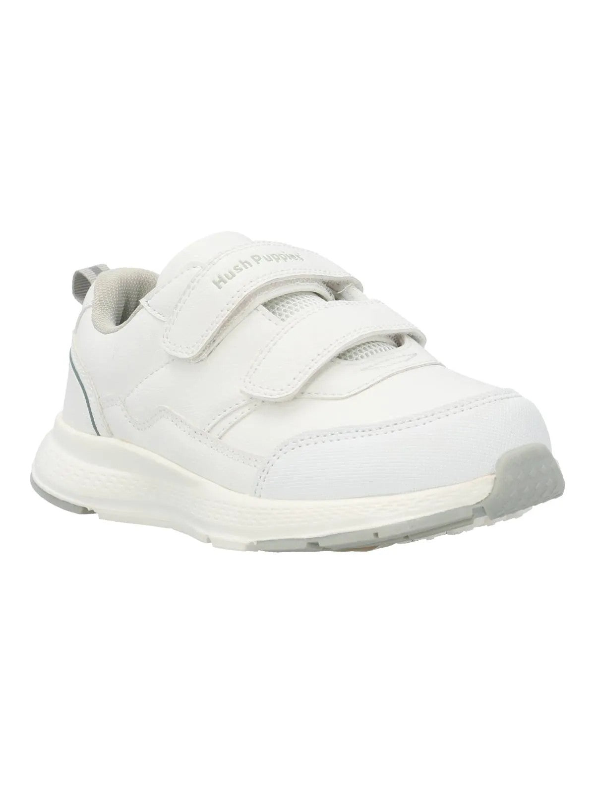 Zapatilla Para Niño Poliuretano New Chance Velcro Blanco Hush Puppies
