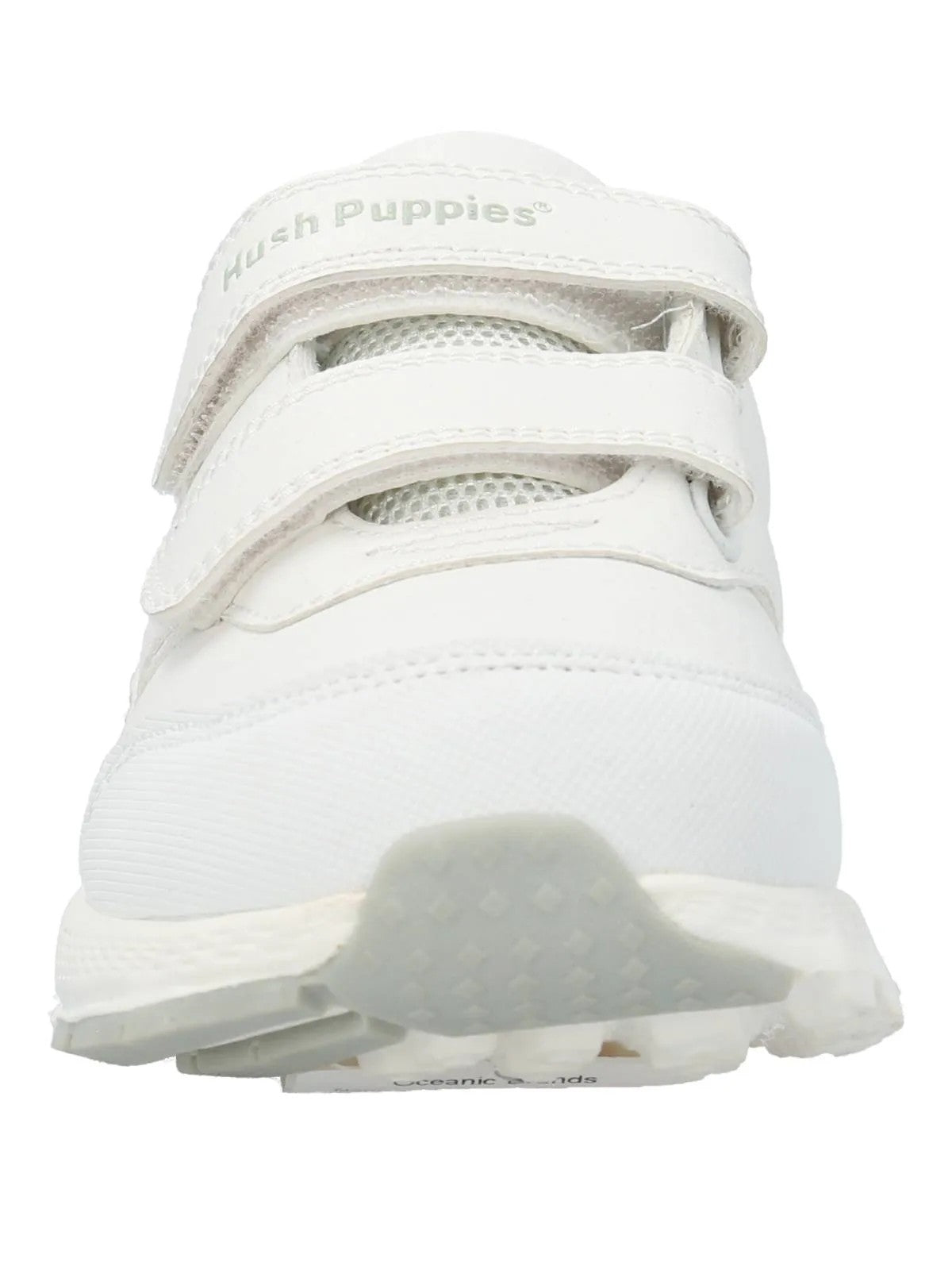 Zapatilla Para Niño Poliuretano New Chance Velcro Blanco Hush Puppies