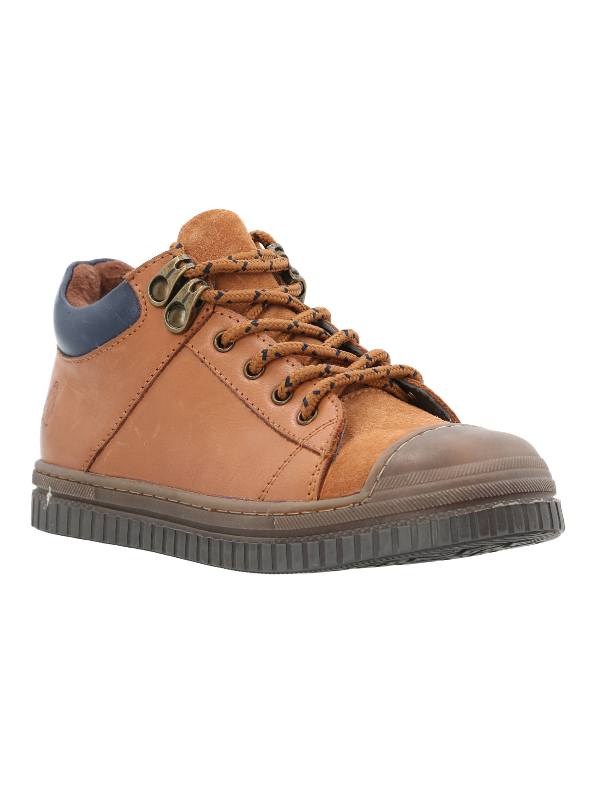 Zapatilla Para Niño Cuero Waco Marrón Hush Puppies