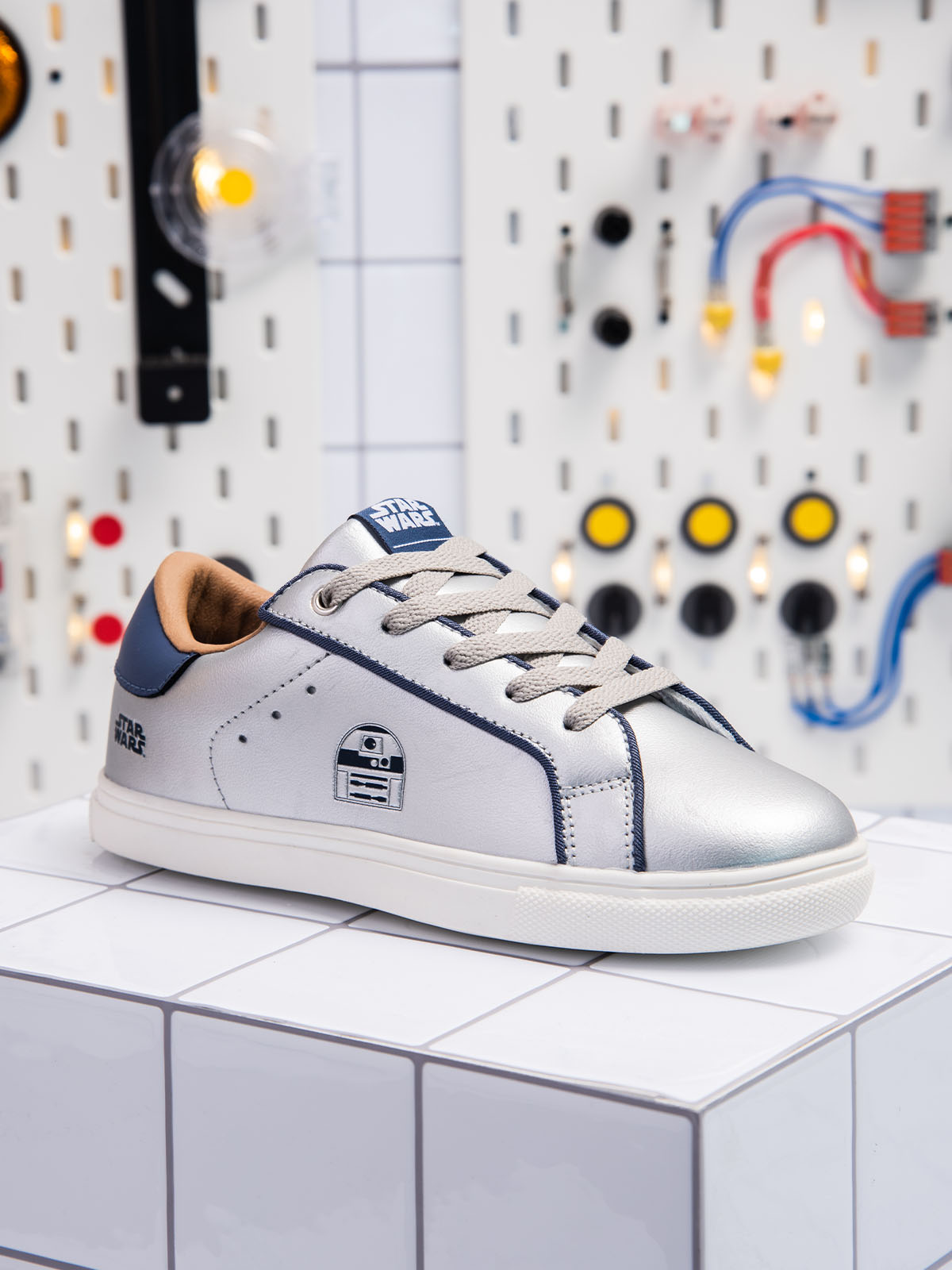 Zapatilla Rd-D2 Sneaker Cuero Nino