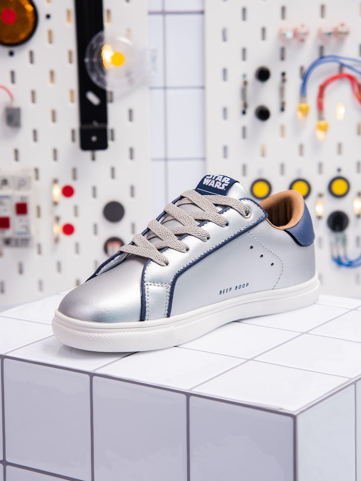 Zapatilla Rd-D2 Sneaker Cuero Nino