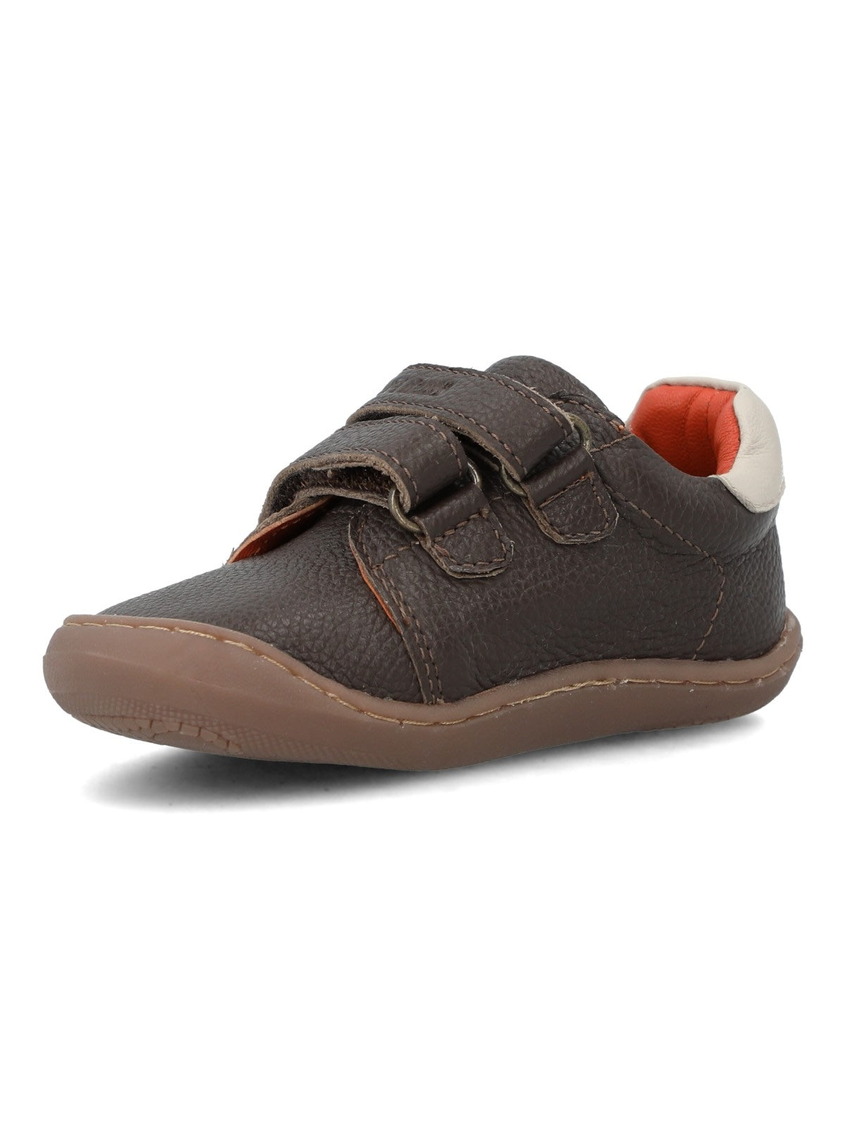 Zapatilla Para Niño Cuero Sika Café Hush Puppies