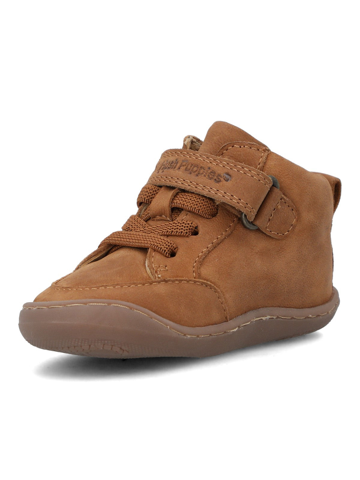 Botín Para Niño Cuero Marcos Café Hush Puppies
