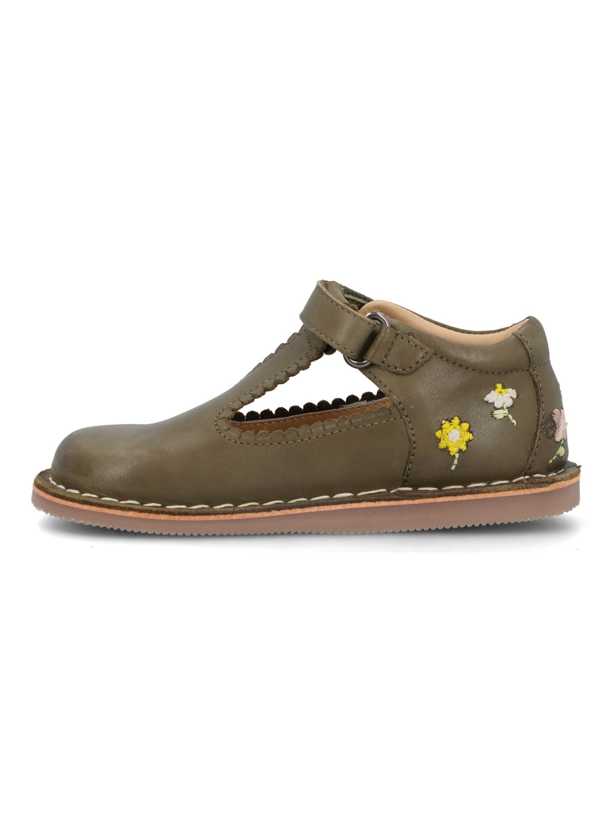 Guillermina Para Niña Cuero Elira Verde Hush Puppies