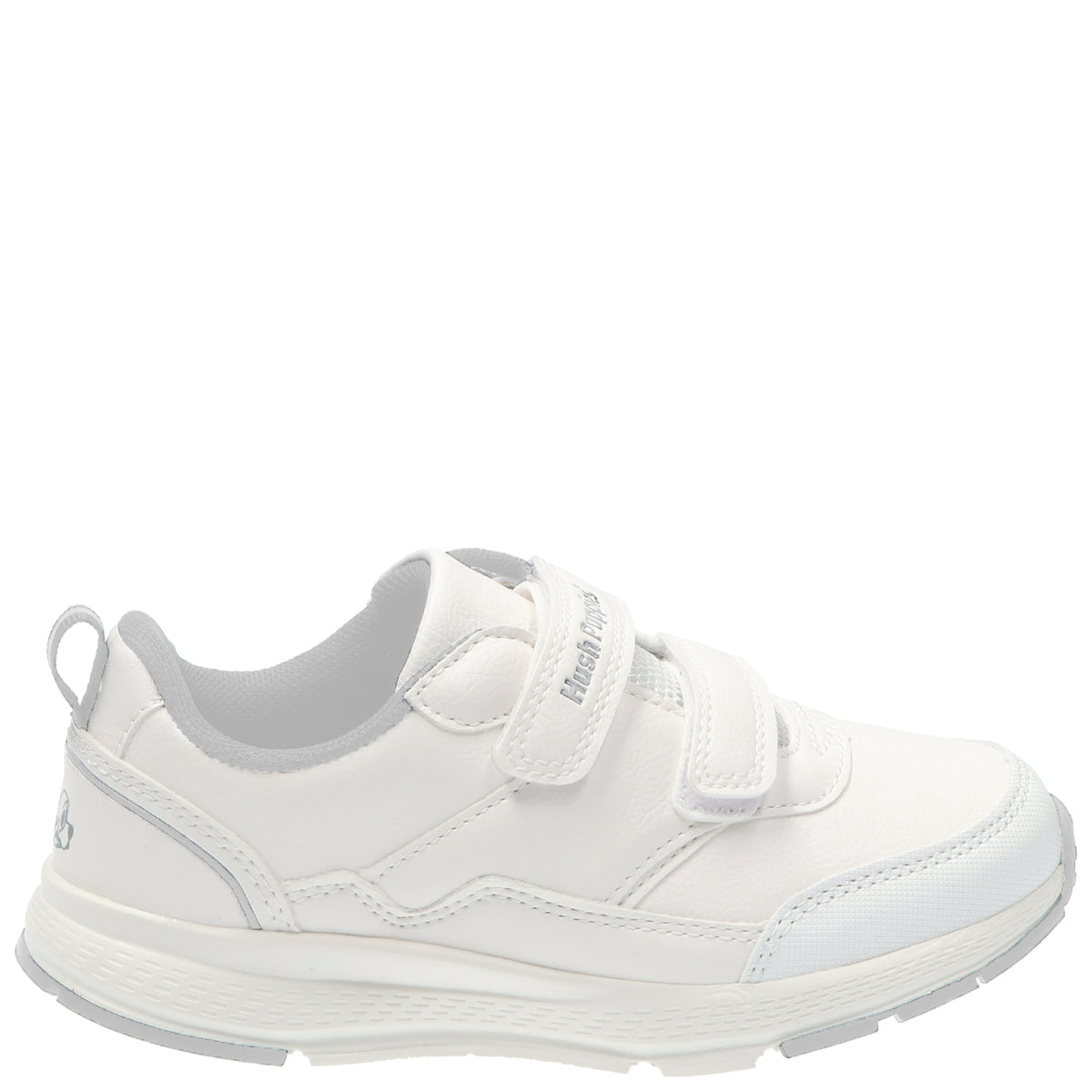 Zapatilla Para Niño  New Chance Velcro Blanco Hush Puppies