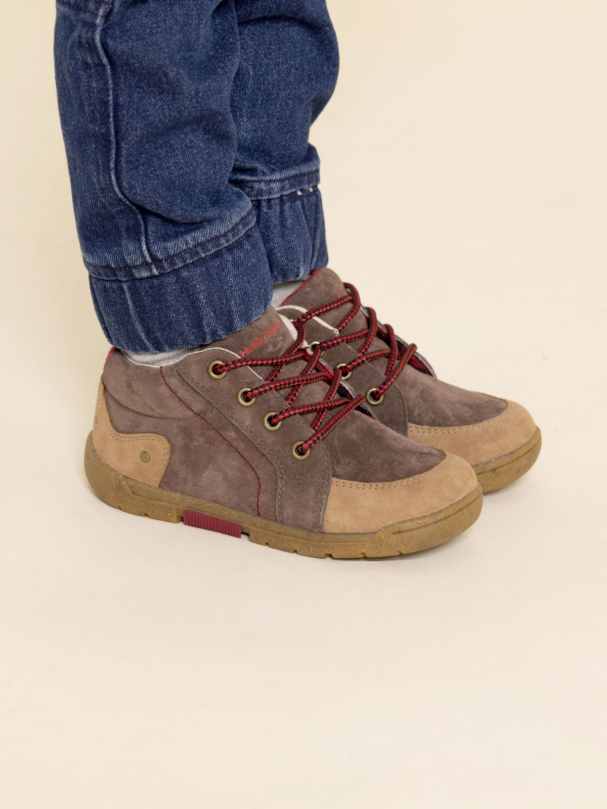 Botin Caco Ii Cuero Nino