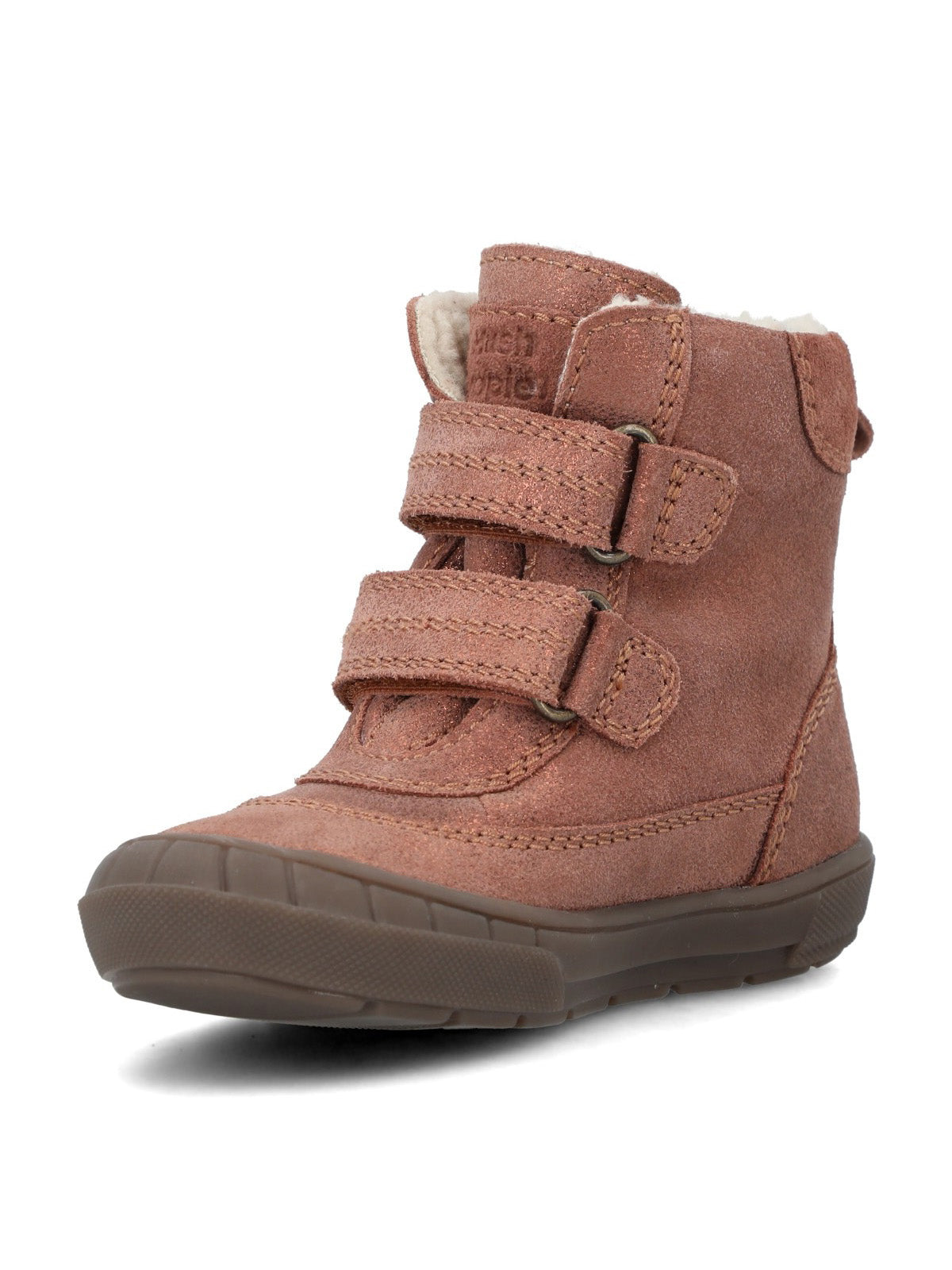 Botín Para Niña Cuero Saman Metalizado Hush Puppies