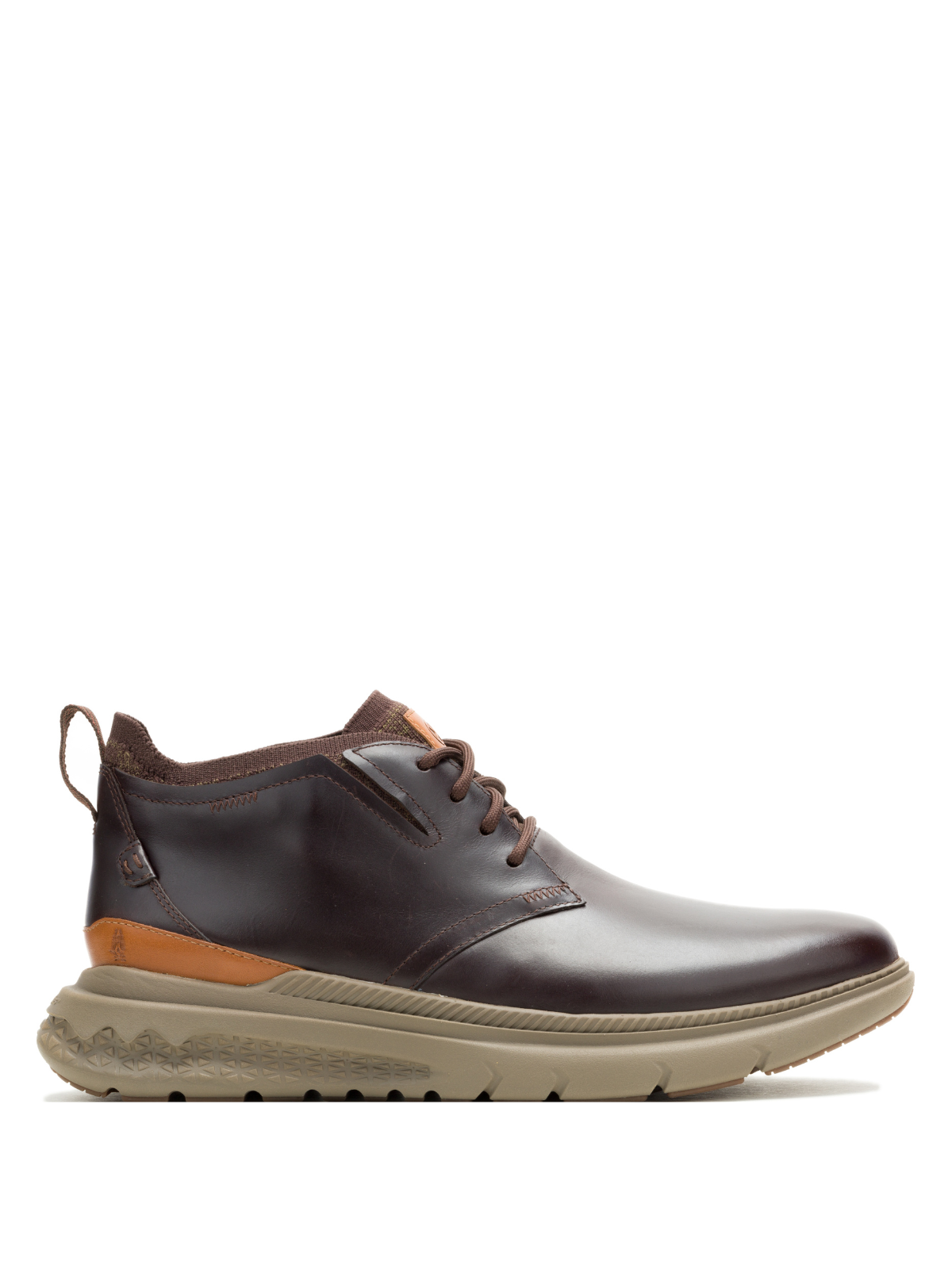 Botín Para Hombre Cuero Excel Chukka Café Hush Puppies