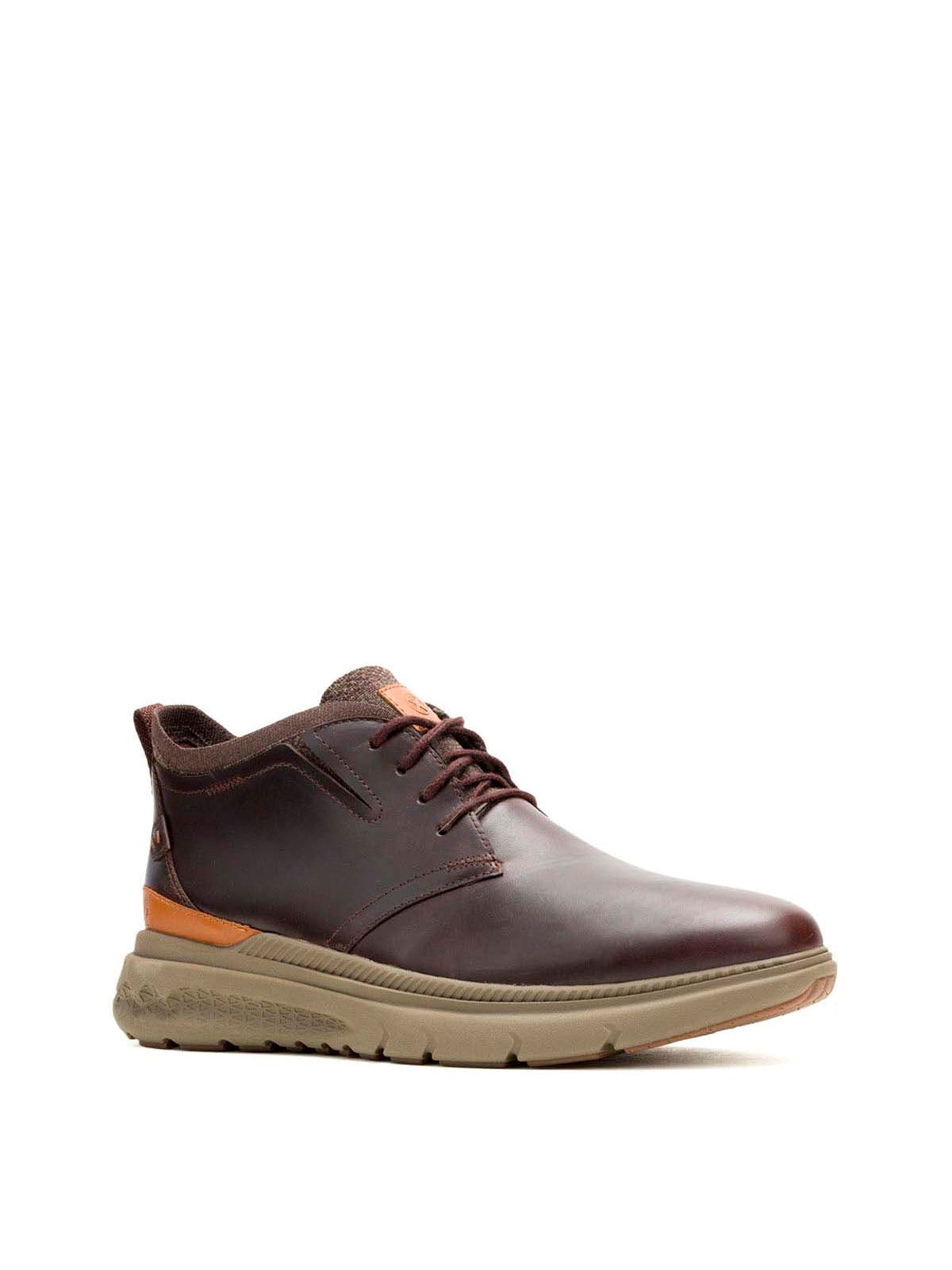 Botín Para Hombre Cuero Excel Chukka Café Hush Puppies