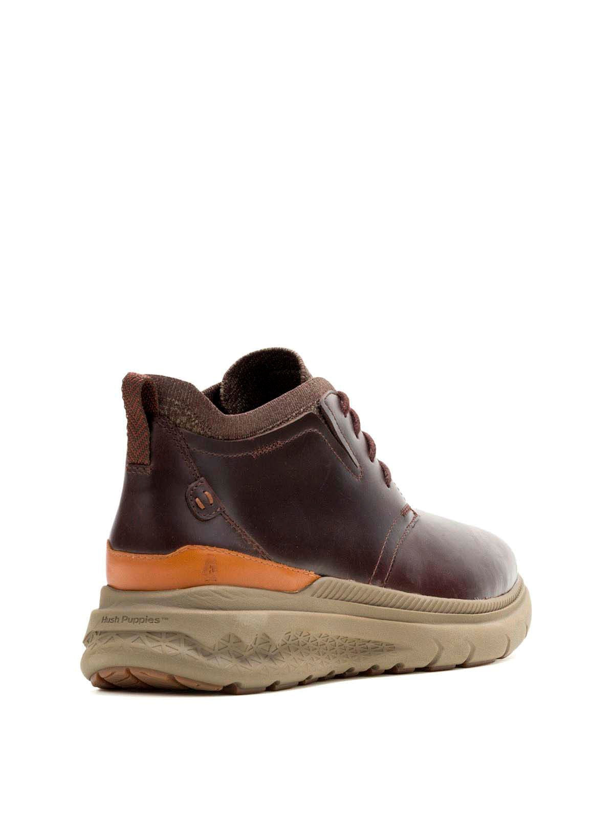 Botín Para Hombre Cuero Excel Chukka Café Hush Puppies